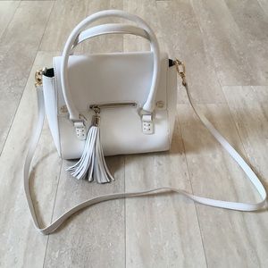 Tommy Hilfiger White Purse With Crossbody Strap